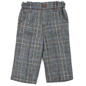 Egg Baby Blue Tweed Infant Pants 6-12 months